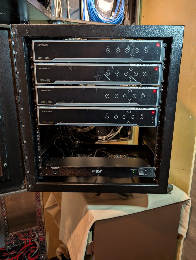 Large 70+ I.P. camera installation using Hikvision NVRs & Cameras 