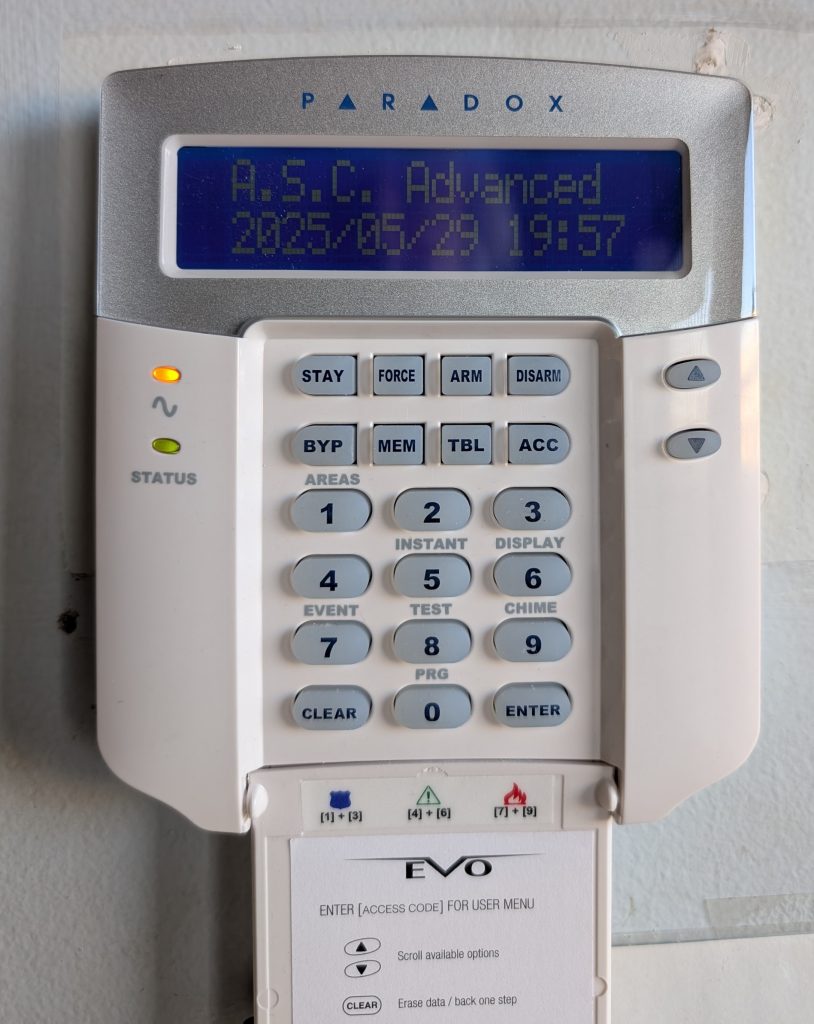 Paradox EVO Keypad
